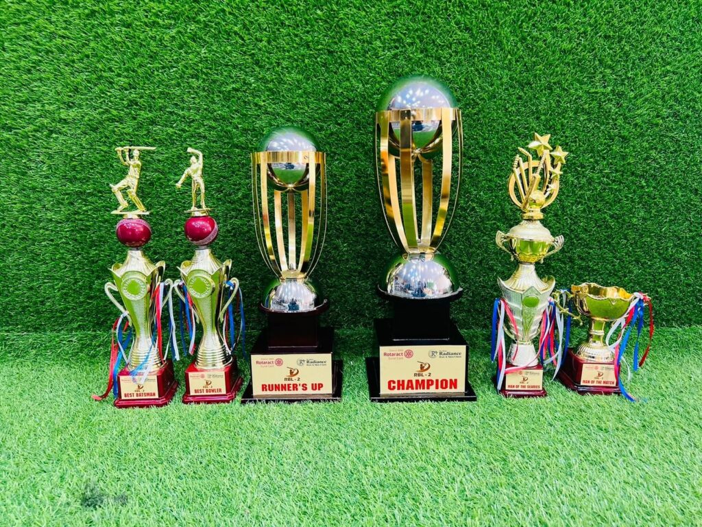cricket tournaments trophy
